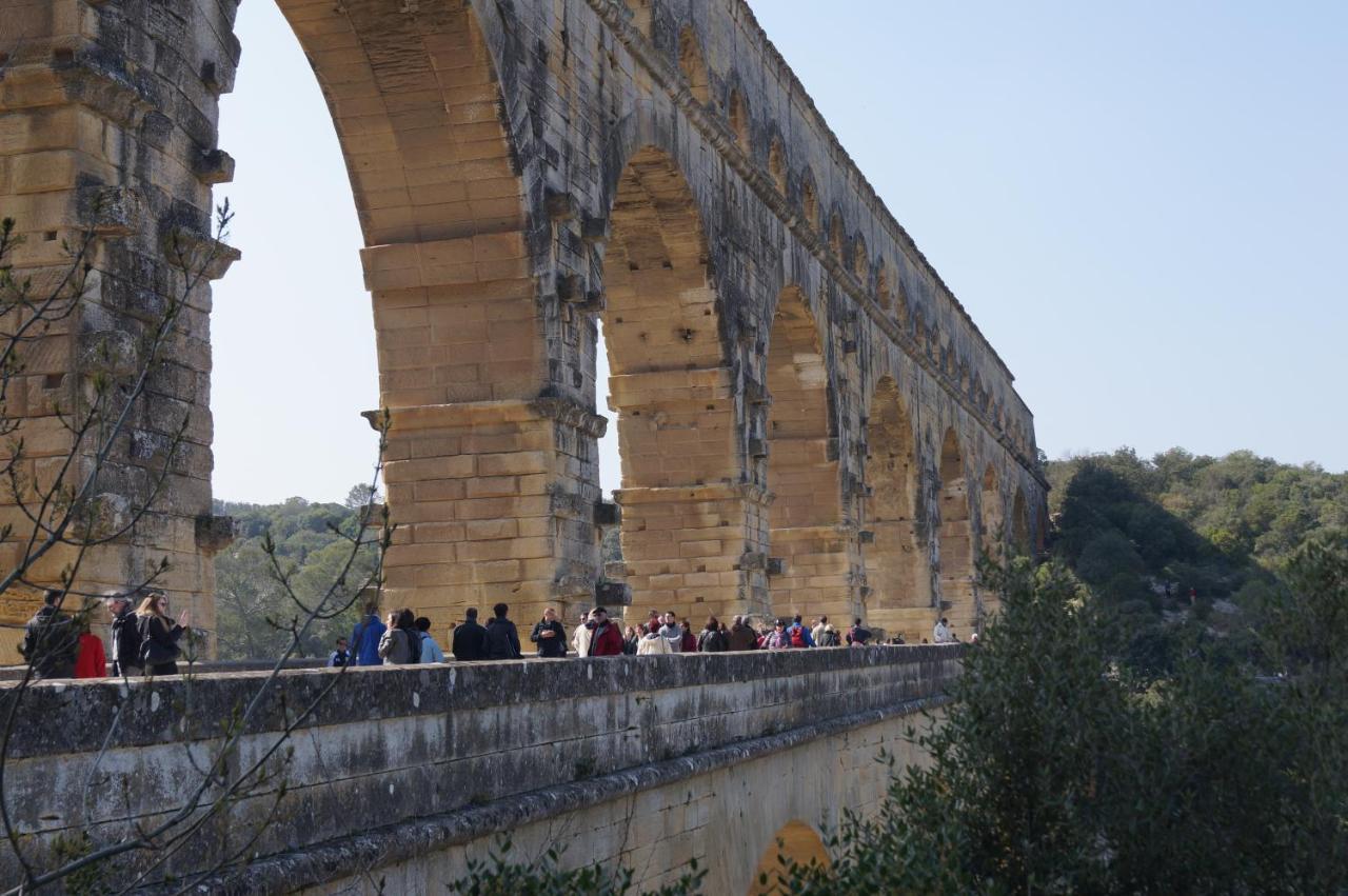 Confortable Villa De Vacances Entre Nimes, Le Pont Du Gard, Uzes, Arles, Avignon มาร์เกอริตต์ ภายนอก รูปภาพ